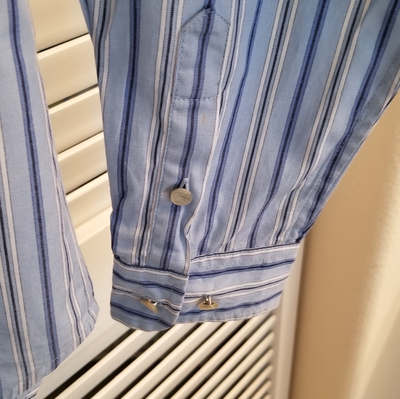 Lauren RL ruffled stripe shirt - Picture 6 of 7